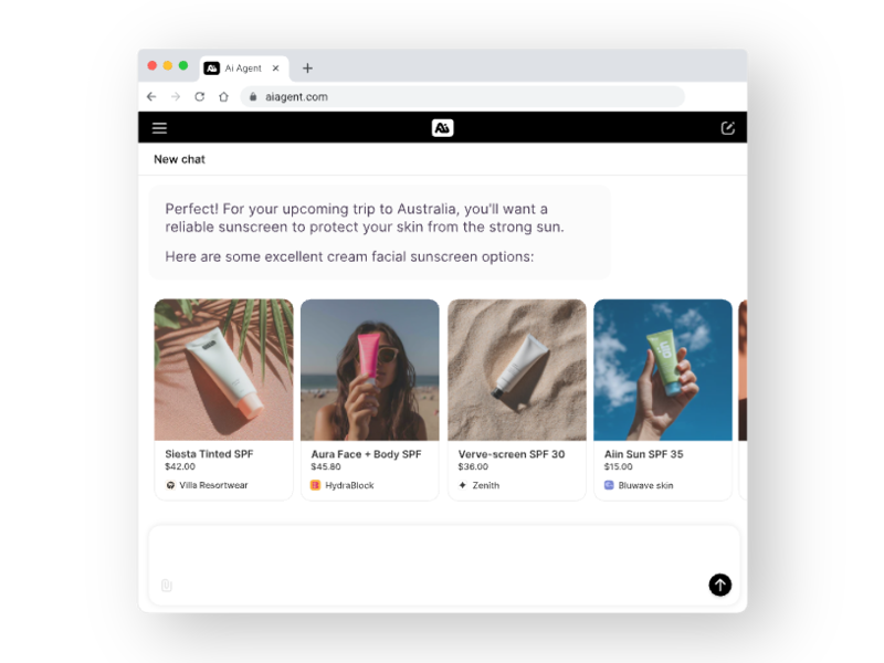 Shopify's AI shopping agents