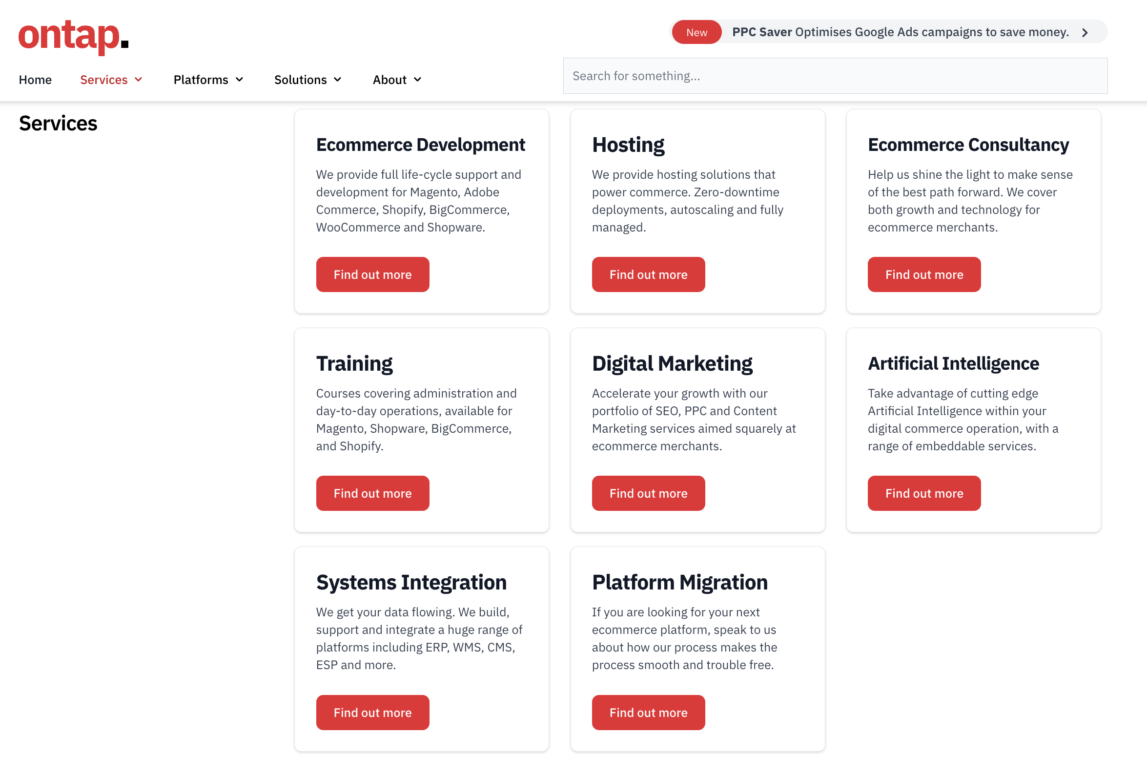 Magento development services that On Tap provides