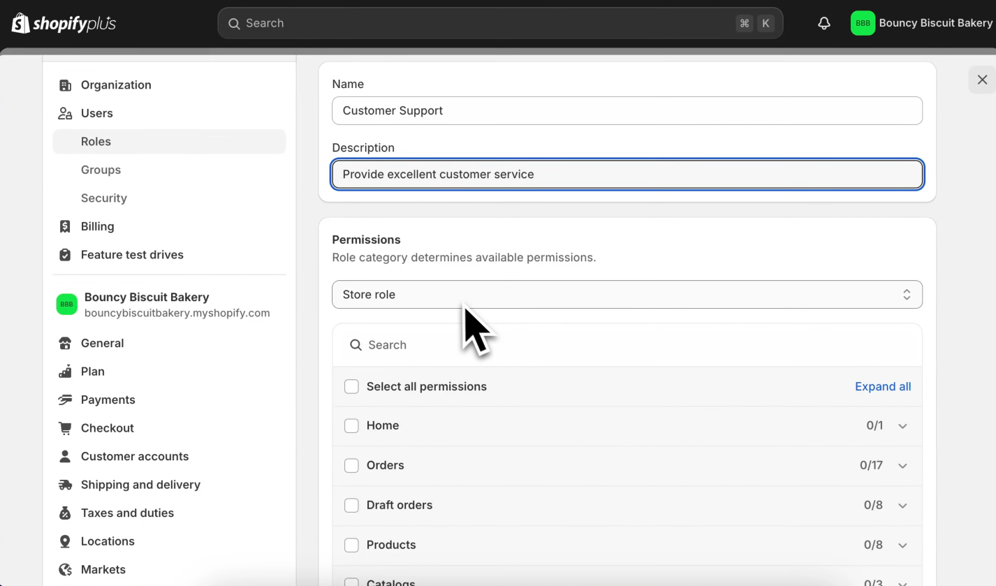 role-based account management
